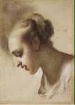 Carriera Rosalba Portrait of a Young Woman. Study - Hermitage